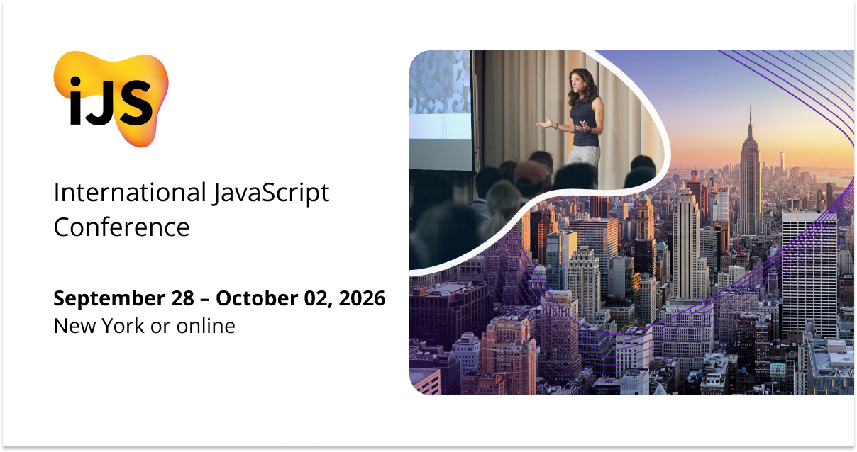 International JavaScript Conference NYC 2026 logo